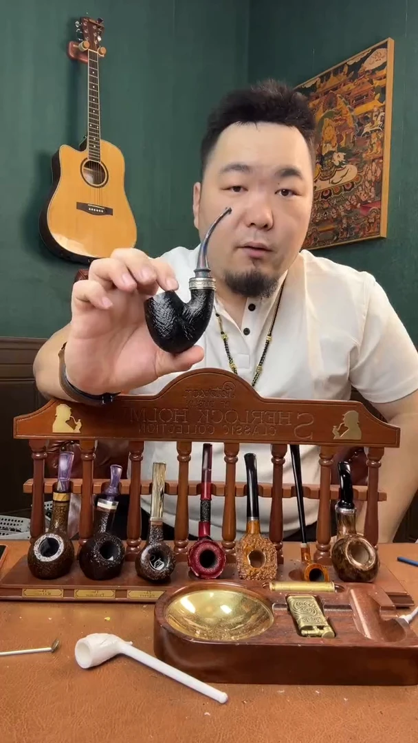 石楠木木雕款意大利进口石楠木烟斗