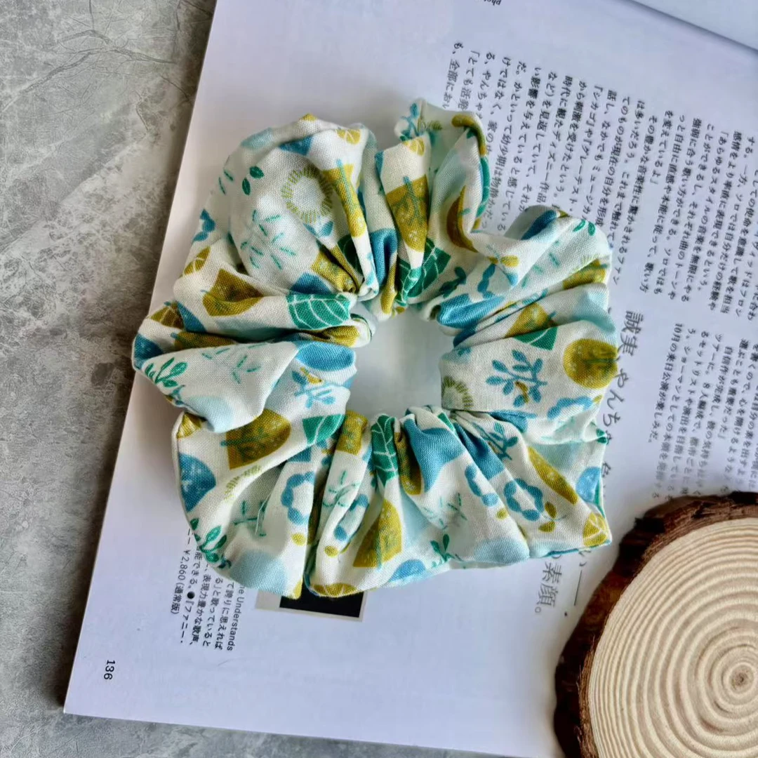 日系碎花小树森系文艺小清新甜美大肠圈发圈发绳皮筋头花 气质ins