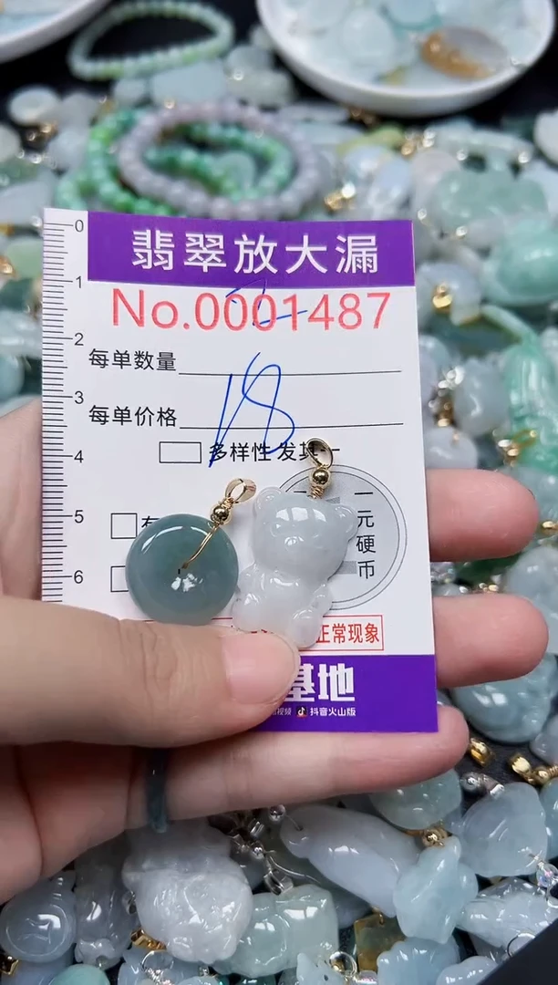 颈饰未镶嵌翡翠1487