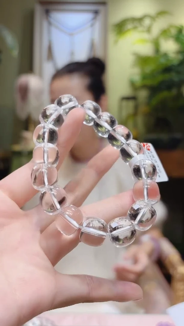 【闪购商品】水晶手串未镶嵌老型白水晶手串