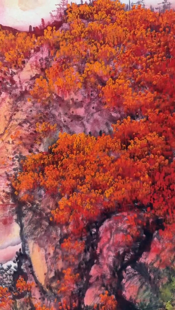 国画画家陆远华纯手绘原作