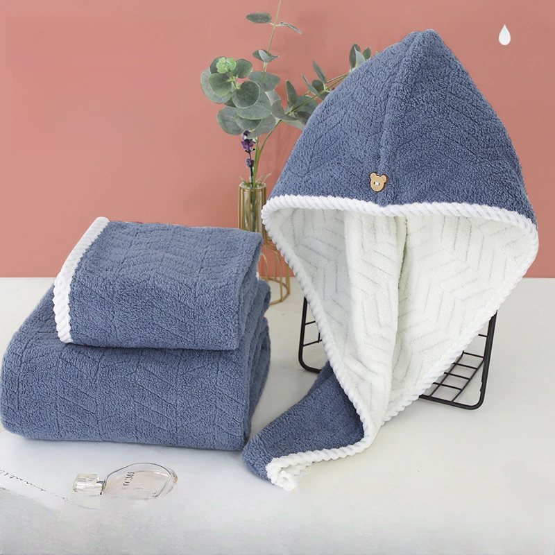 双层加厚干发帽女超强吸水速干包头发毛巾免吹擦头洗头包头巾浴帽