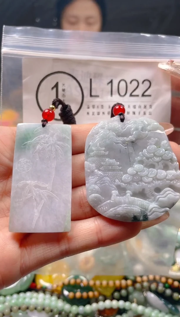 【闪购商品】翡翠颈饰未镶嵌/L/翡翠A货一图一物