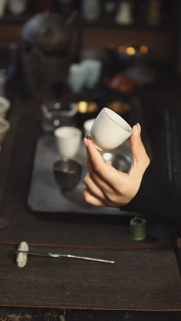松风舍 粉引系列圆口杯