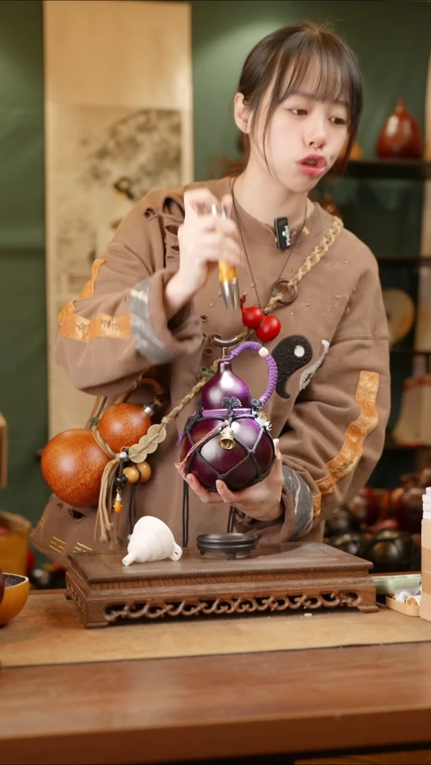 19号精品天然大漆酒葫芦一物一拍~