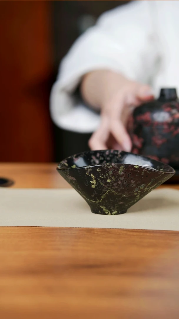 【闪购商品】 梅花玉Y安山玉玉杯一物一拍