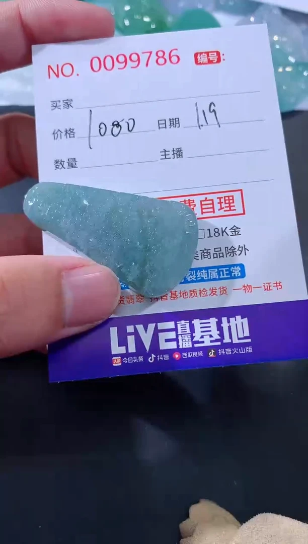 【闪购商品】翡翠颈饰未镶嵌天然缅甸A货翡翠