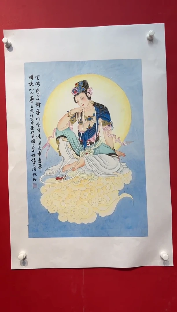 国画画家陆远华纯手绘原作