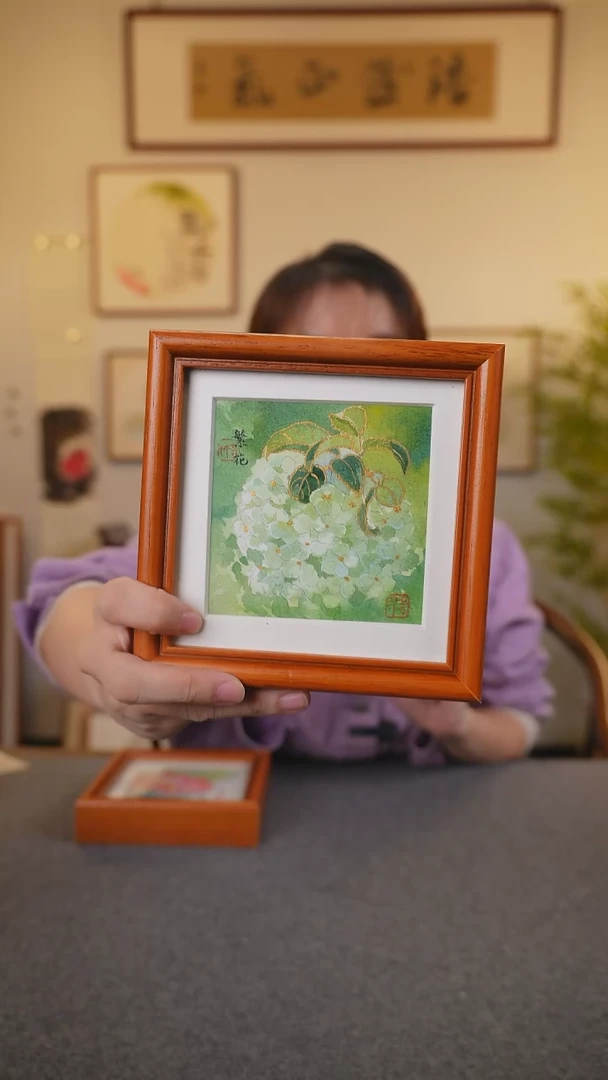 横款鹿鸣现代美术馆-岳倚竹老师作品