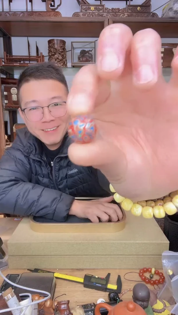 【闪购商品】乌木类书架073大漆圆珠单颗