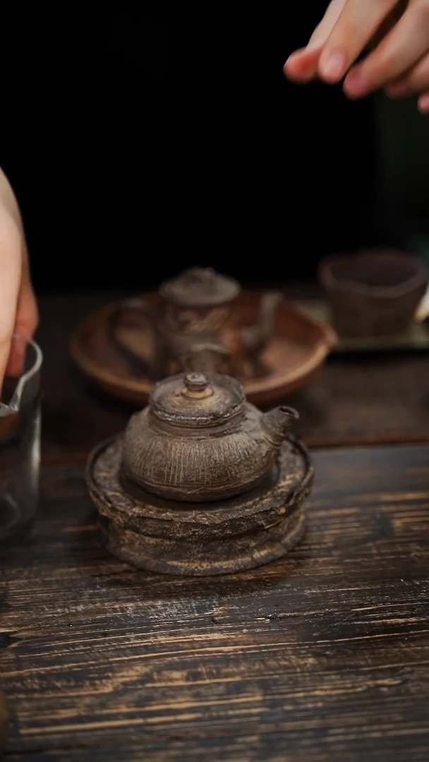 全手工制作  南蛮  侧把壶 100cc