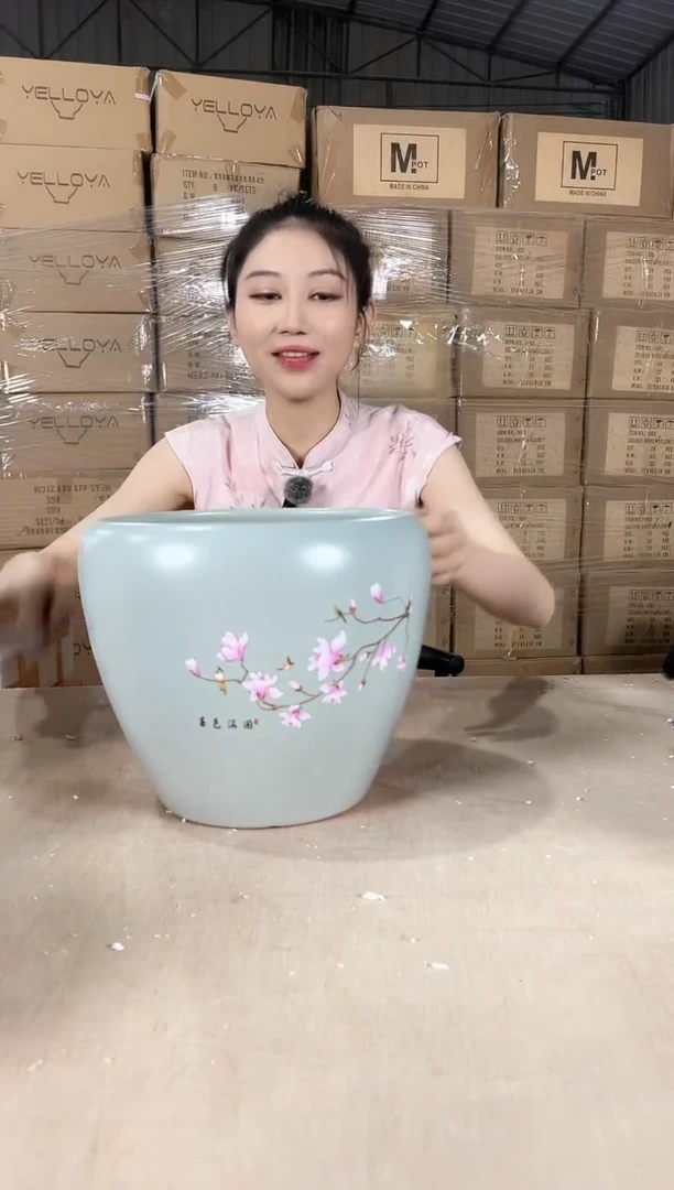 蛋型喜上浅绿大号23x21