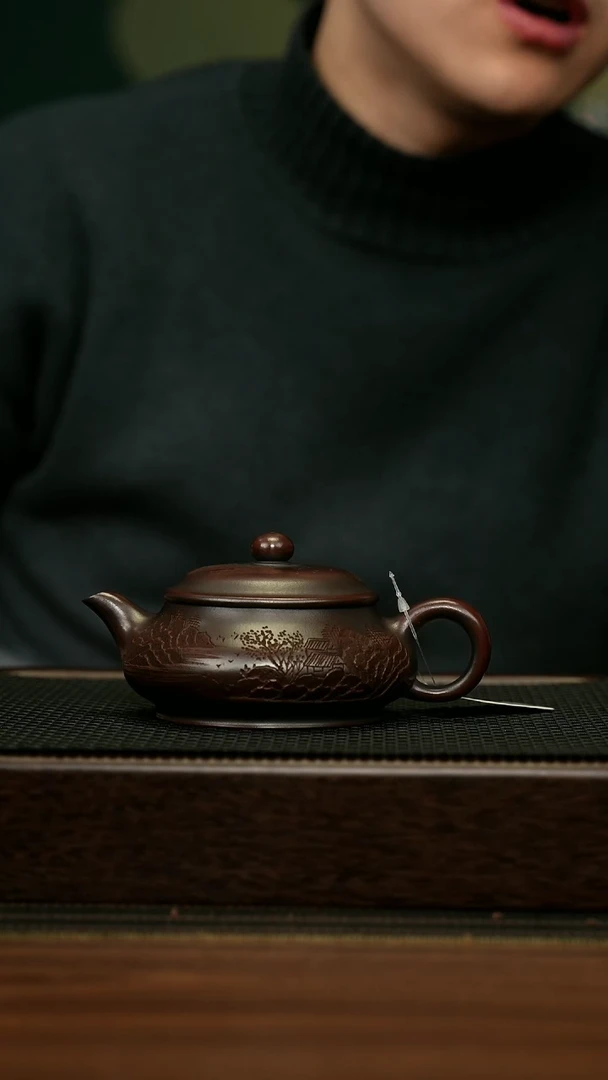 【闪购商品】紫砂茶壶宜兴原矿 手工 紫砂壶容量180CC