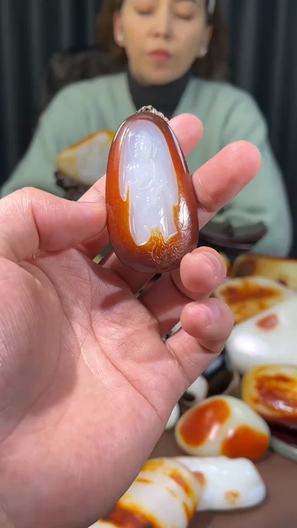 吊坠(不含链)未镶嵌和田玉幸***六吊坠