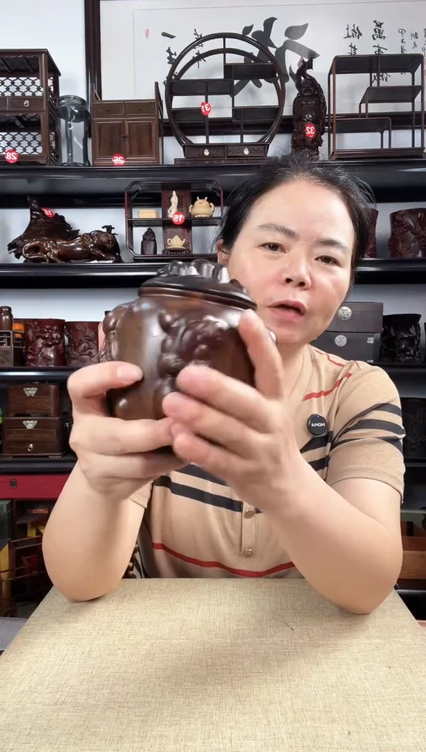 木新款茶叶罐老李红木工艺品