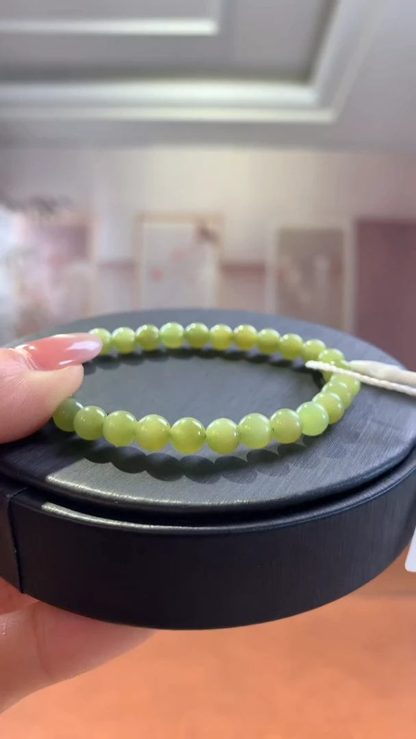 未镶嵌和田玉挂件且末黑羊洞6mm单圈