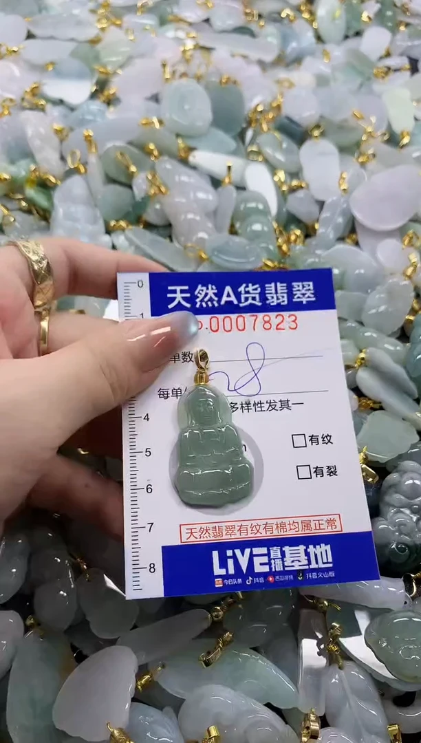 颈饰未镶嵌翡翠天然A货翡翠