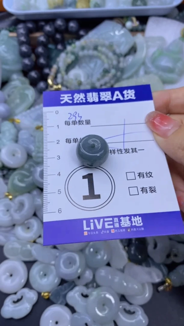 颈饰未镶嵌翡翠天然翡翠A货批量多样性发一件