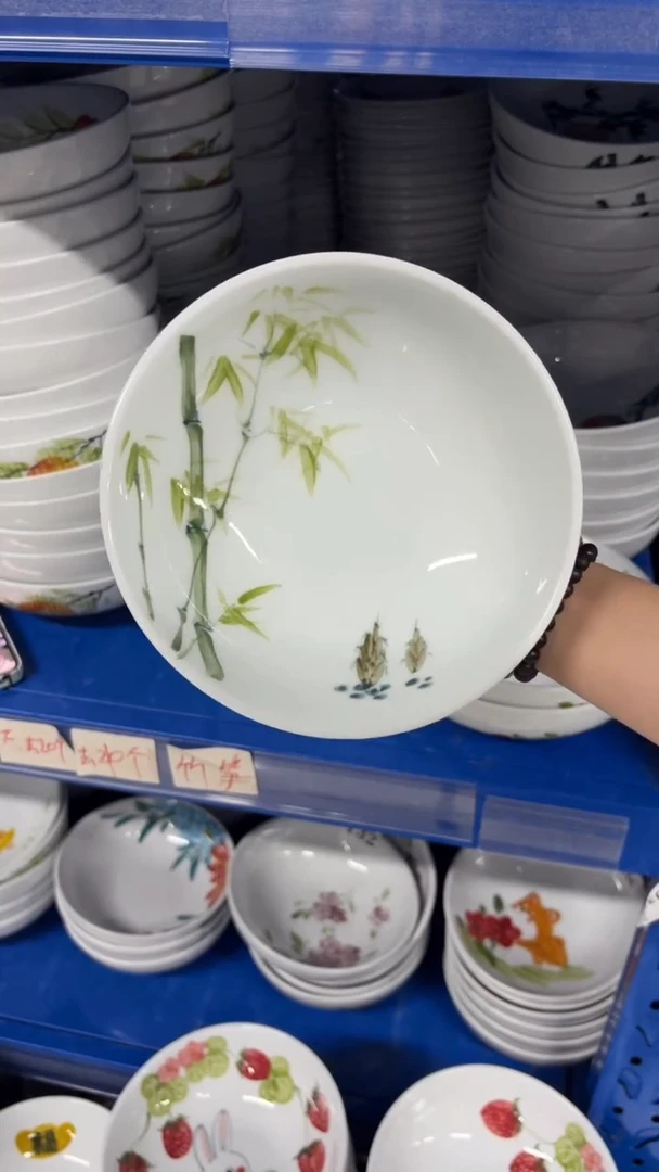景德镇手绘釉中彩（食品级）大胖碗