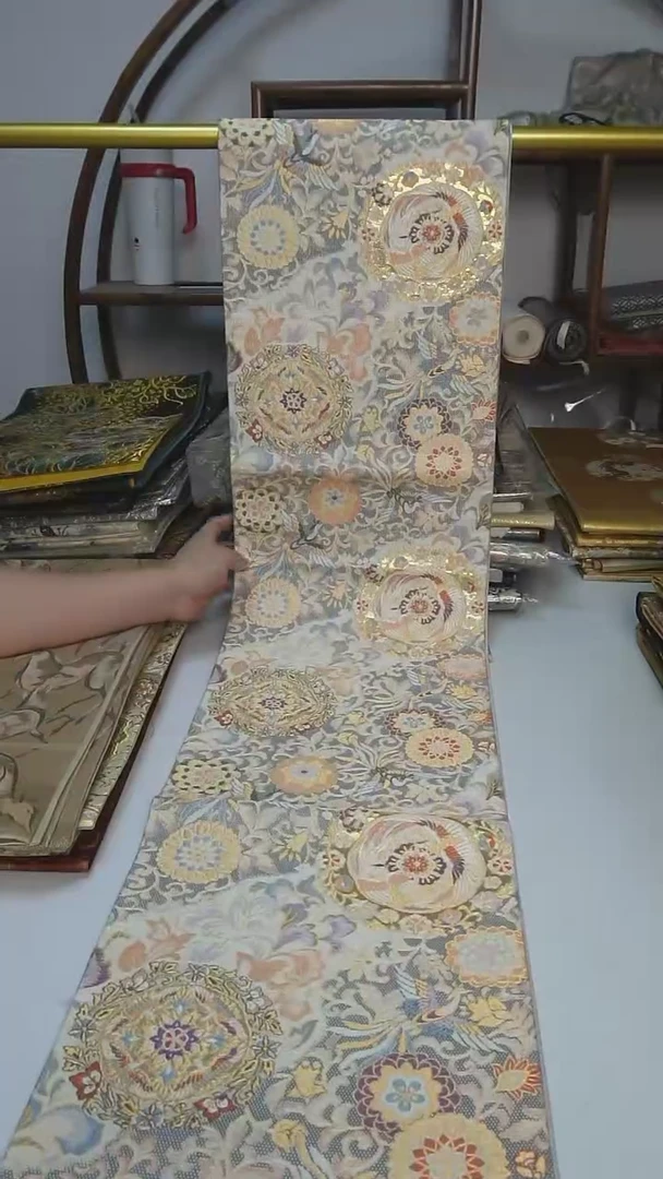 织绣10西阵织六通宝相花