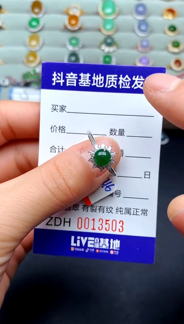 【闪购商品】翡翠戒指银S925镶嵌..............