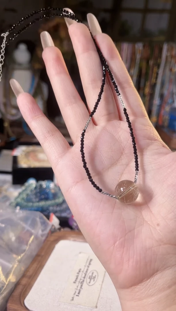 【闪购商品】水晶项链银S925镶嵌多样性发货其一