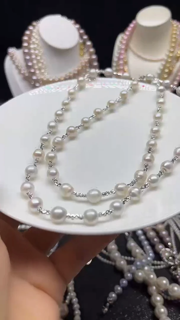 淡水珍珠未镶嵌颈饰多人