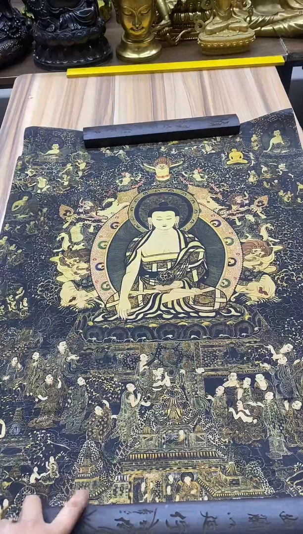 卷轴画精品挂饰 唐卡tk16001