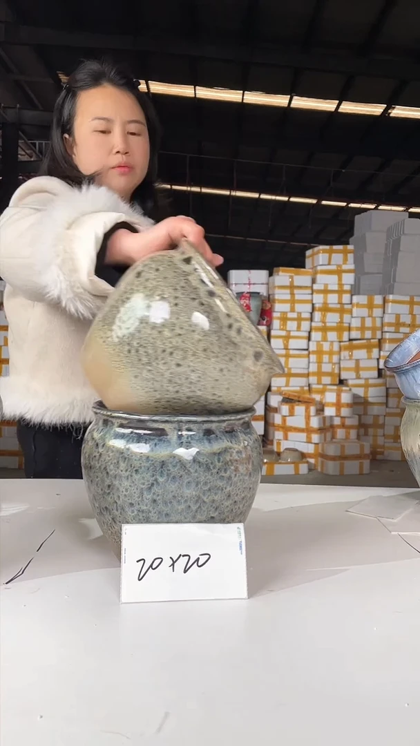 【闪购商品】红陶宜兴紫砂花盆微瑕20*20