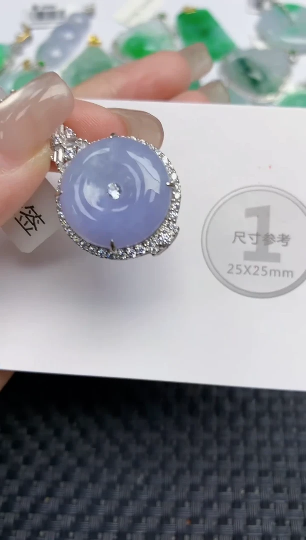 颈饰未镶嵌翡翠天然缅甸A货翡翠百元以上9元证书费自理