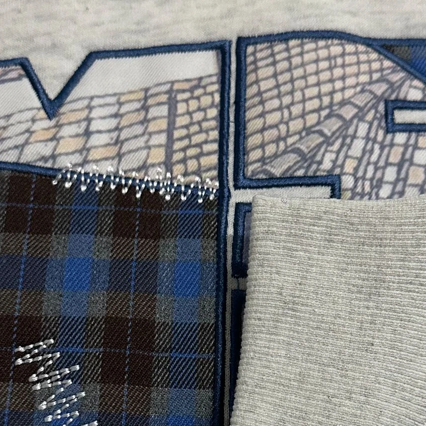 民族风 补丁 连帽卫衣 重磅刺绣宽松 男女同款 PO价一批