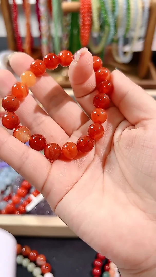 玛瑙/玉髓手串未镶嵌111111111110