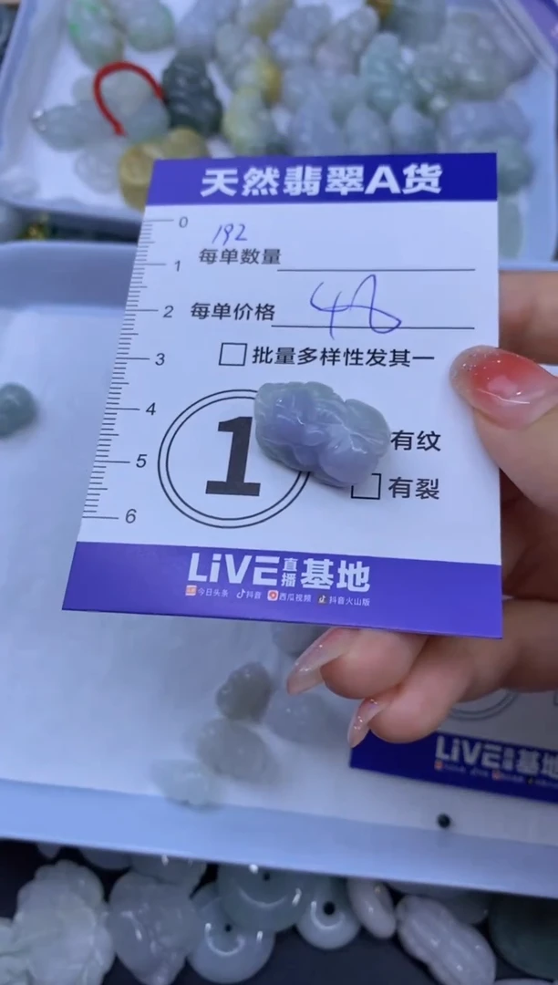 颈饰未镶嵌翡翠爆****~天然翡翠A货批量多样性发一件