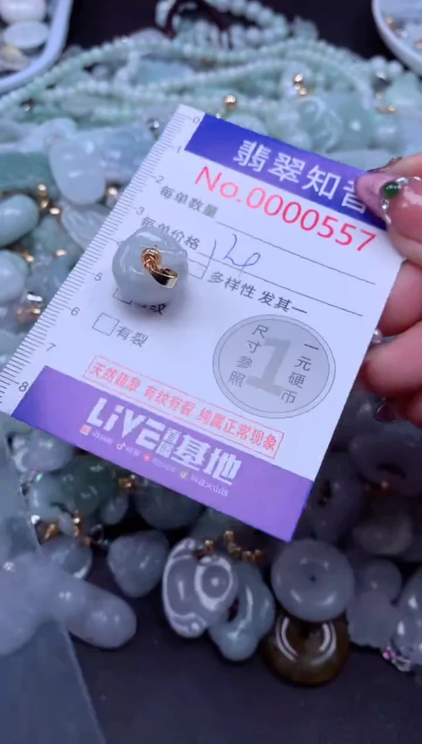 吊坠(不含链)未镶嵌翡翠557