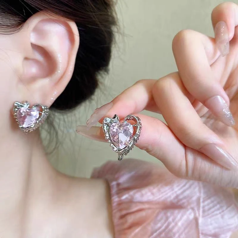 合金石英石耳饰 【姣妍】气质时尚百搭轻奢简约耳饰耳钉