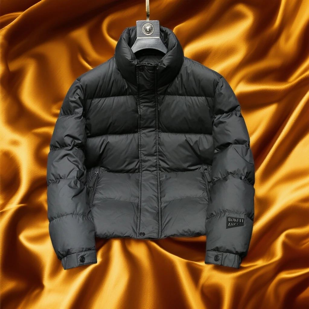 维斯克纳时尚立领羽绒服男秋冬季新款潮流防风加厚冬装男士外套潮