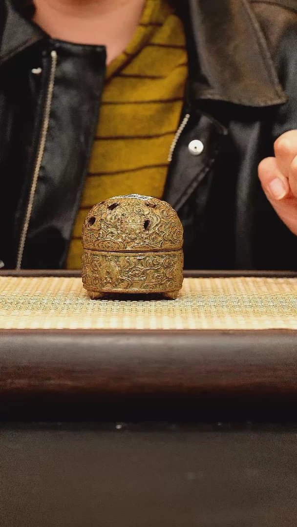 茶壶紫砂茶末釉柴烧 香炉 摆件