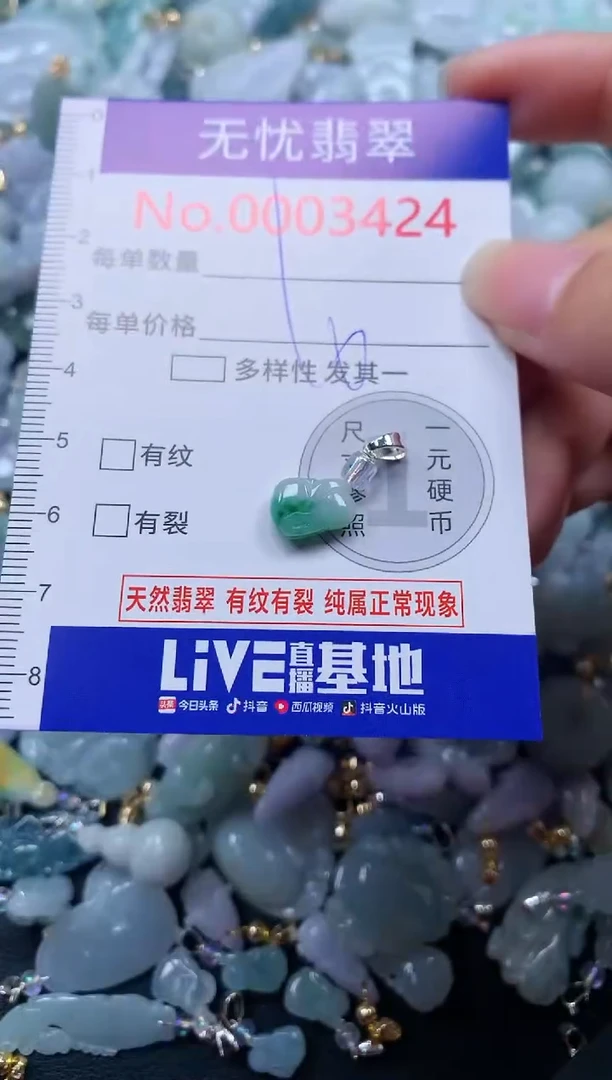 颈饰未镶嵌翡翠3424