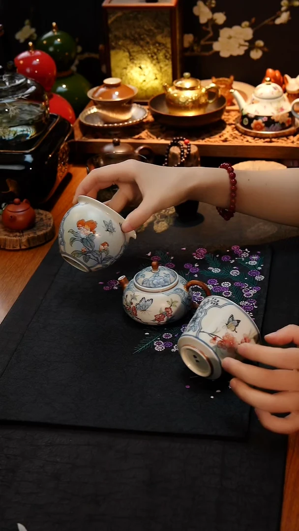 茶壶+主人杯+公道杯三件套