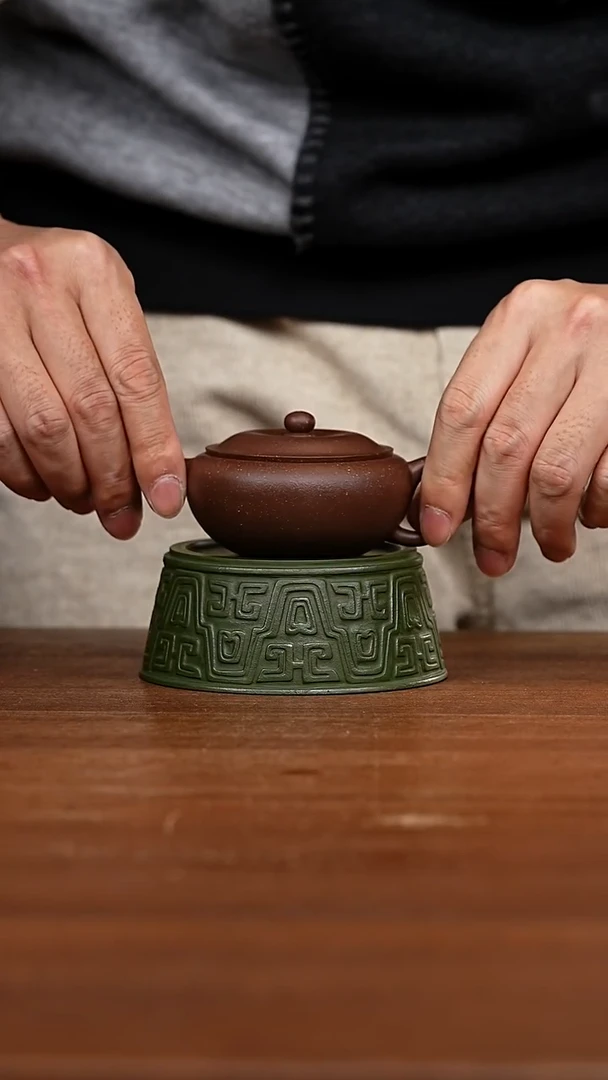 茶壶紫砂明式钵盂天青泥WG