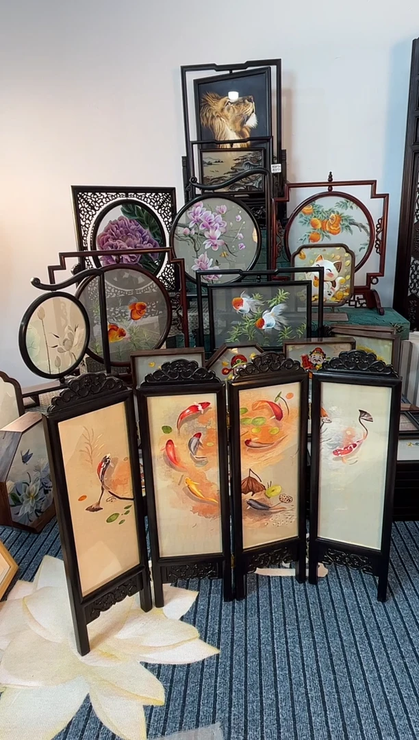 刺绣纯手刺绣工双面绣