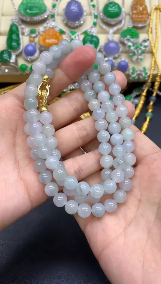 颈饰未镶嵌翡翠120-中国好珍宝