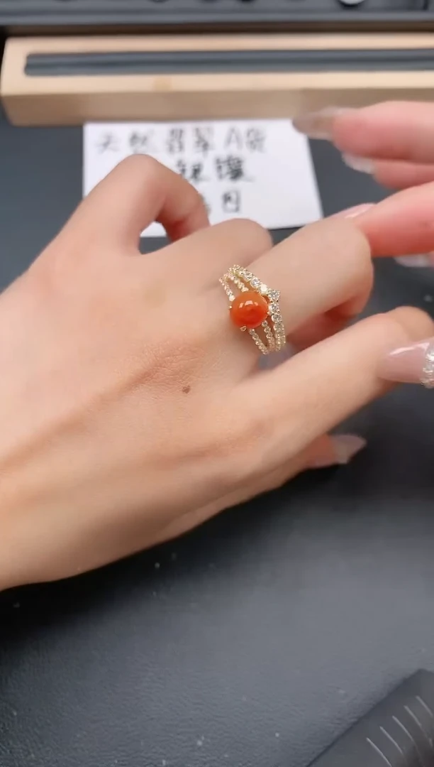 银S925镶嵌戒指翡翠1111
