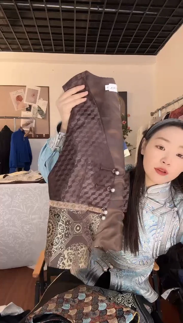 深棕方格2xl