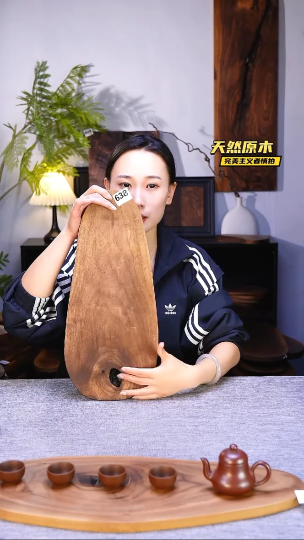 木北美黑胡桃原木.干裂疤结不属于商品质量问题完美主义者慎拍