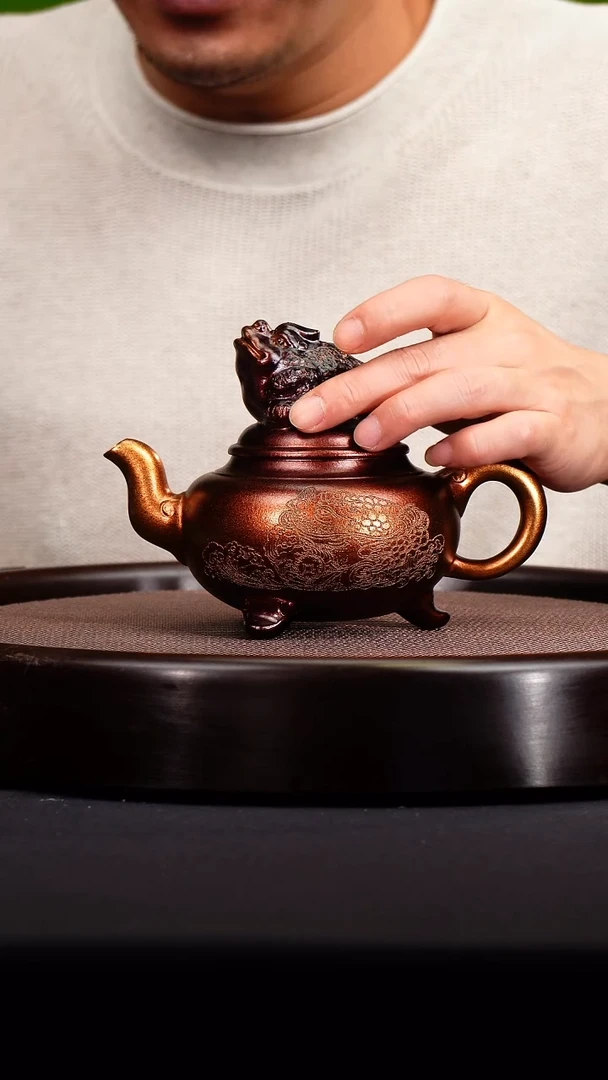 茶壶紫砂宜兴紫砂原矿壶