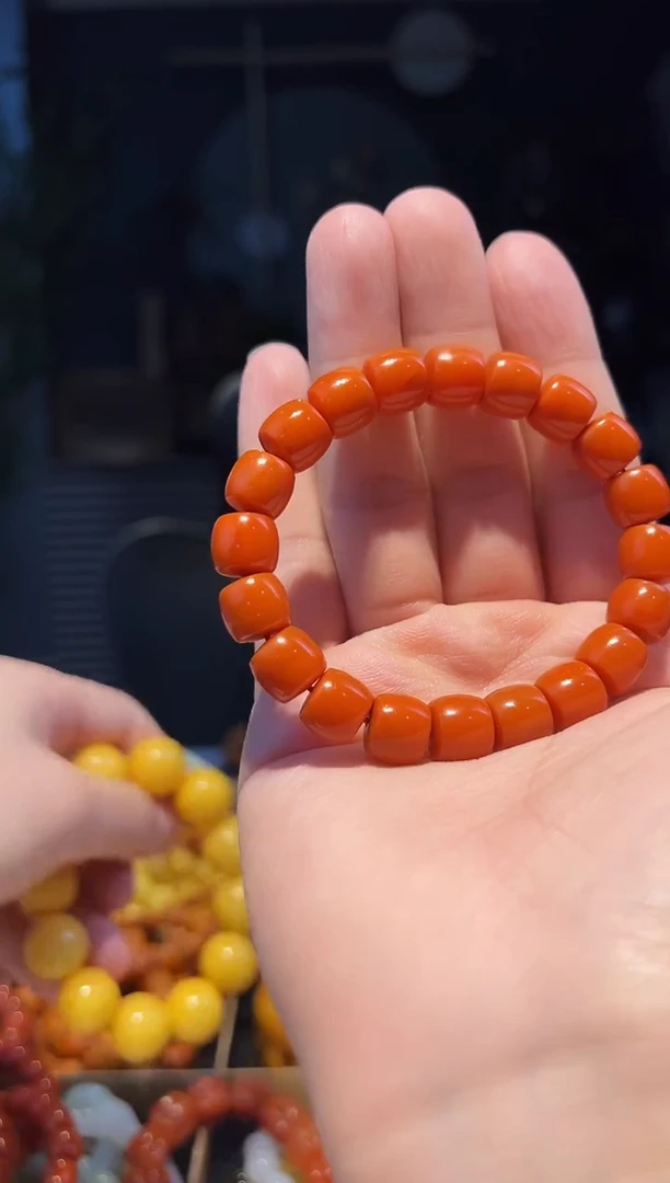 【闪购商品】南红玛瑙手串未镶嵌10+直切（柿1000）