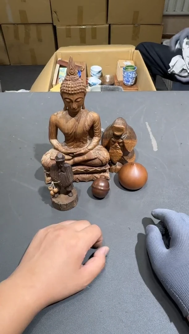瓷片天***人小四孤品收藏中古品