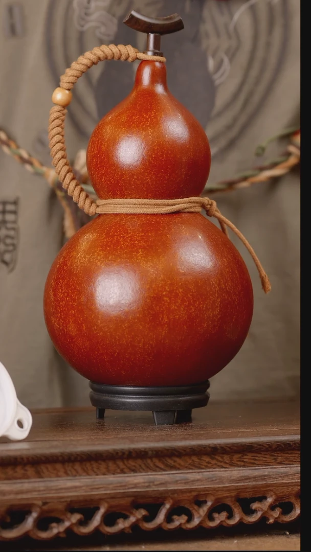 195号精品天然大漆酒葫芦一物一拍~
