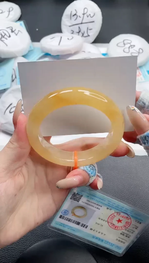 石英质玉手镯未镶嵌3V355-57